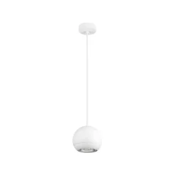 SLV hanglamp Light Eye 150, wit, Ø 15 cm, metaal