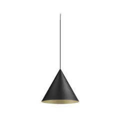 SLV hanglamp Magico, Ø 38 cm, zwart/goudkleurig, metaal