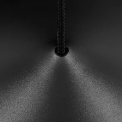 SLV hanglamp Magico, Ø 55 cm, zwart mat, metaal