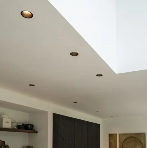 SLV Horn O inbouwlamp zwart