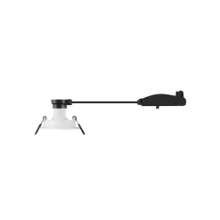 SLV Inbouw plafondlamp New Tria, wit, aluminium, Ø 8,2 cm