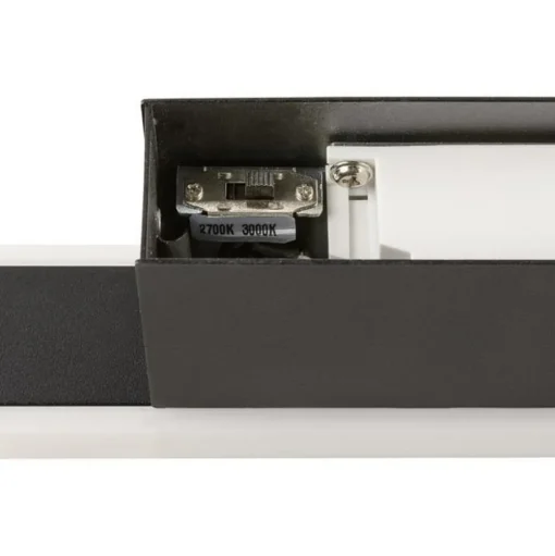 SLV LED badkamer wandlamp One Linear, 52 cm, zwart, CCT