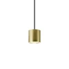 SLV LED hanglamp Oculus, messingkleurig Ø 9 cm, dimbaar tot warm