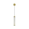 SLV LED hanglamp Quimera, messingkleurig, Ø 8 cm, CCT