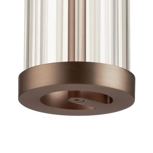 SLV LED hanglamp Quimera, koperkleurig, Ø 8 cm, CCT