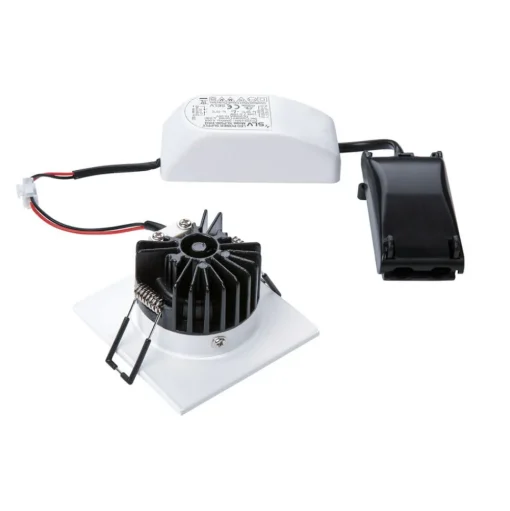 SLV LED inbouwlamp Patta-I, wit, aluminium, lengte 8 cm