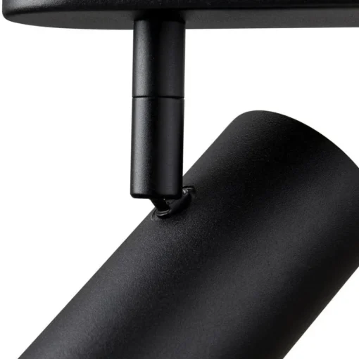 SLV LED plafondspot Noblo, zwart, 2.700 K, lengte 24 cm