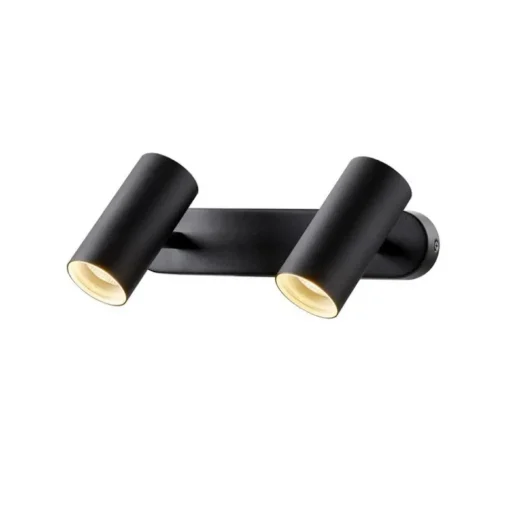 SLV LED plafondspot Noblo, zwart, 2.700 K, lengte 24 cm