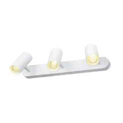 SLV LED plafondspot Noblo, wit, dimbaar naar warm, lengte 40 cm
