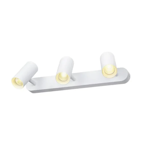 SLV LED plafondspot Noblo, wit, dimbaar naar warm, lengte 40 cm