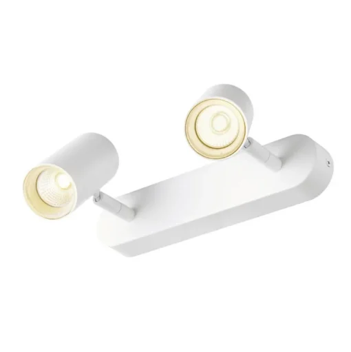 SLV LED plafondspot Noblo, wit, 2.700 K, lengte 24 cm