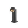 SLV LED sokkellamp R-Cube 35, antraciet, aluminium, hoogte 35 cm