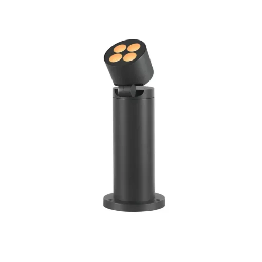 SLV LED sokkellamp R-Cube 35, antraciet, aluminium, hoogte 35 cm