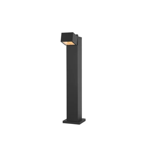 SLV LED tuinpadverlichting S-Cube 75, antraciet, aluminium, hoogte 75 cm
