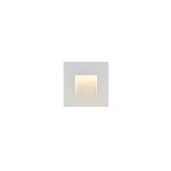 SLV LED wand inbouwlamp Mobala, wit, aluminium, 3.000 K