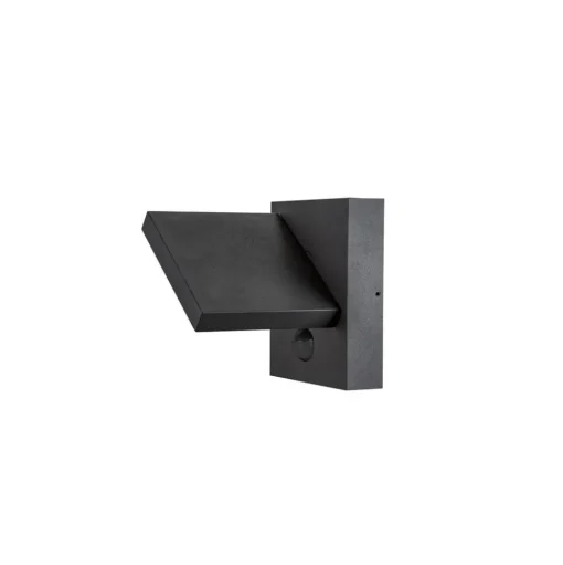 SLV LED wandlamp Abridor, antraciet, breedte 14 cm, sensor