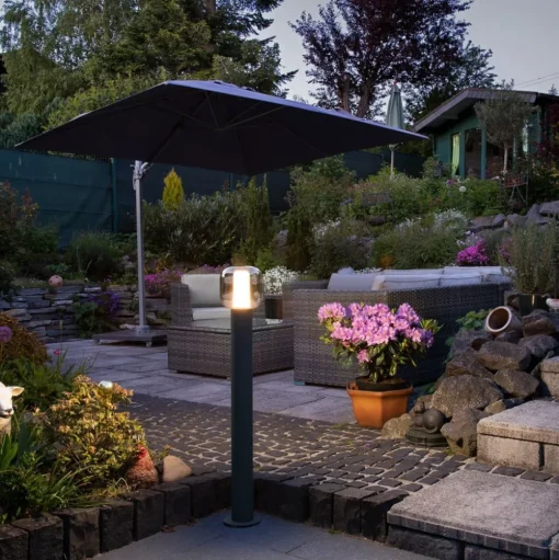 SLV Ovalisk LED tuinpadverlichting CCT, hoogte 100 cm
