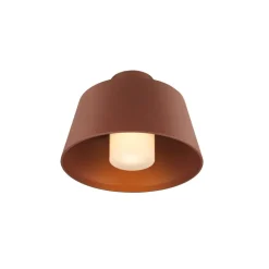 SLV Photoni plafondlamp, roestkleurig, aluminium, Ø 25 cm