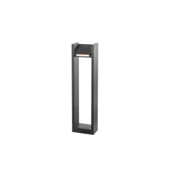 SLV Quad Pole LED tuinpadverlichting, antraciet, aluminium, hoogte 90 cm