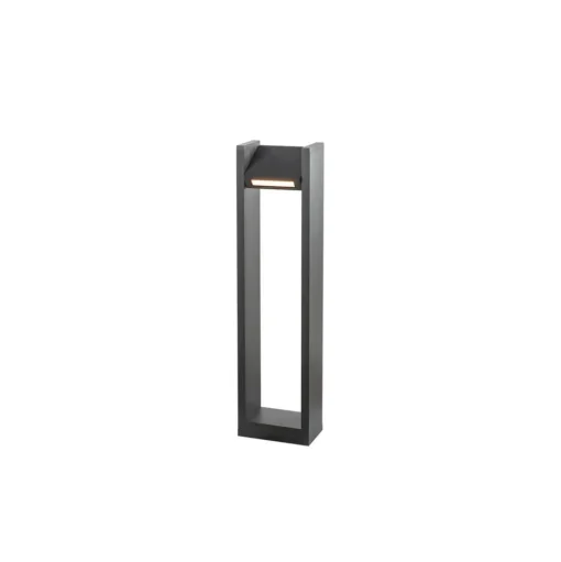 SLV Quad Pole LED tuinpadverlichting, antraciet, aluminium, hoogte 90 cm