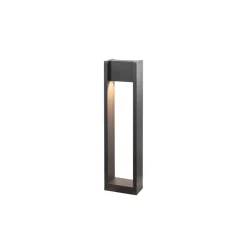 SLV Quad Pole LED tuinpadverlichting, antraciet, aluminium, hoogte 90 cm