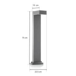 SLV QUADRASYL 75 - Tuinpadverlichting, antraciet