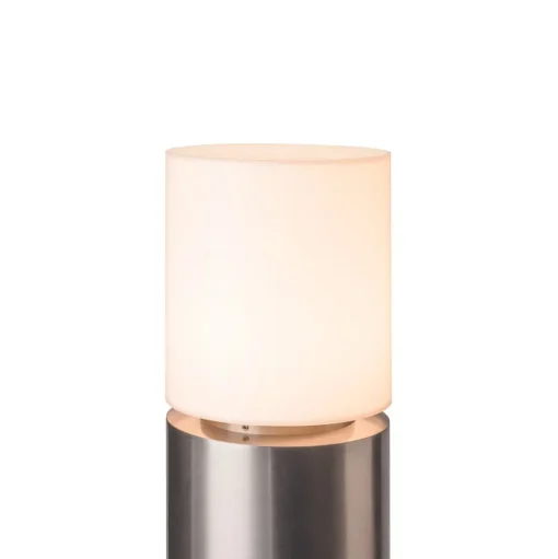 SLV Roxy acryl tuinpadverlichting, hoogte 90 cm, grijs, roestvrij staal