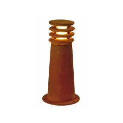 SLV Rusty 40 sokkellamp, roestkleurig, staal, hoogte 40 cm
