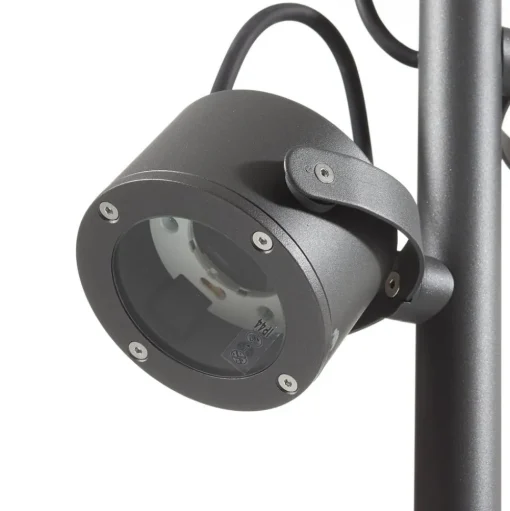 SLV tuinpadverlichting Sitra, 2-lamps, antraciet, aluminium, GX53, IP44