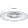 Smart LED plafondventilator Tibet, wit, DC, stil, Ø 65 cm