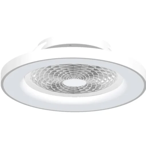 Smart LED plafondventilator Tibet, wit, DC, stil, Ø 65 cm