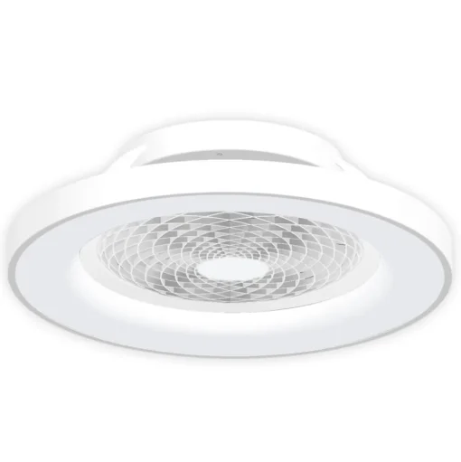 Smart LED plafondventilator Tibet, wit, DC, stil, Ø 65 cm