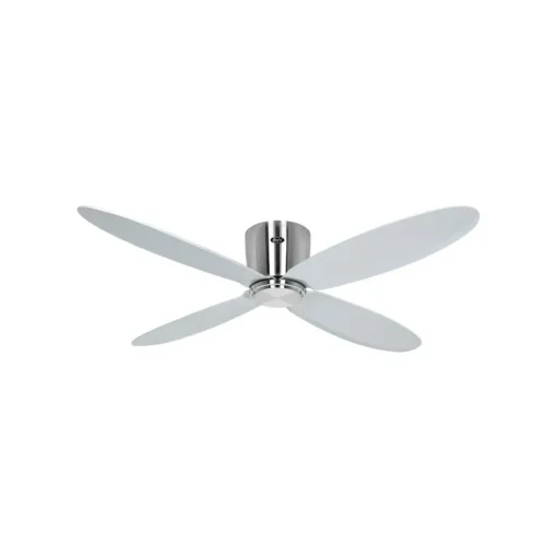 Smart plafondventilator Eco Plano II, Ø 132 cm, zilver, DC