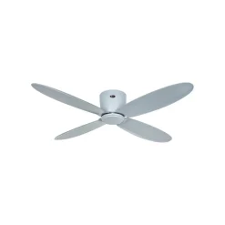 Smart plafondventilator Eco Plano II, Ø 132 cm, lichtgrijs, DC