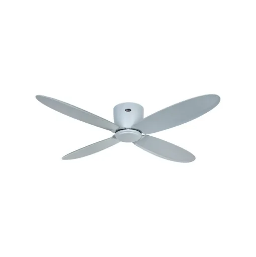 Smart plafondventilator Eco Plano II, Ø 132 cm, lichtgrijs, DC