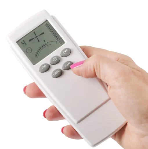 Smart plafondventilator Eco Plano II, Ø 112 cm, notenhout, DC