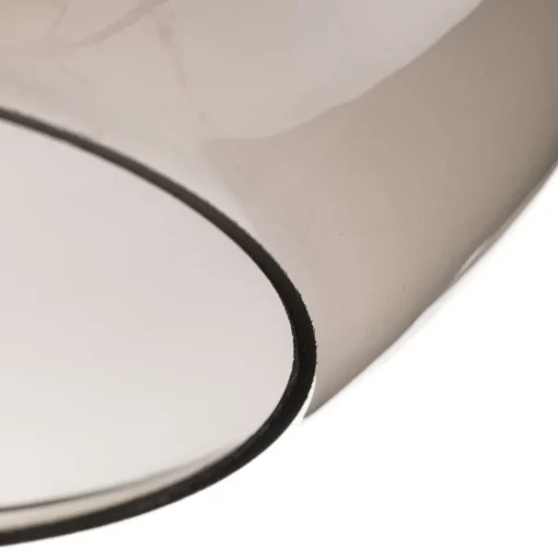 Sofia plafondlamp met rookgrijze glazen kap
