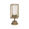 Sokkellamp Cubic³ 3369 messing antiek/opaal