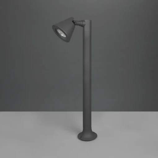 Sokkellamp Kaveri van aluminium, antraciet