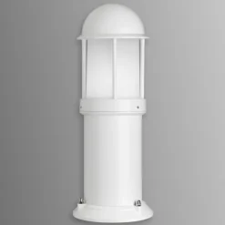 Sokkellamp Marco van aluminium, wit