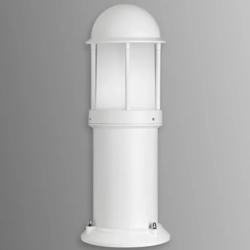 Sokkellamp Marco van aluminium, wit