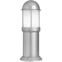 Sokkellamp Marco van aluminium, zilver