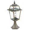 Sokkellamp New Orleans, zwart-goud