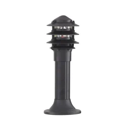 Sokkellamp Pagoda van aluminium, IP44