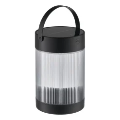 Solar tafellamp Coupar, zwart, kunststof, IP44