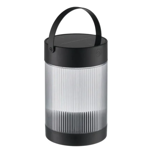 Solar tafellamp Coupar, zwart, kunststof, IP44