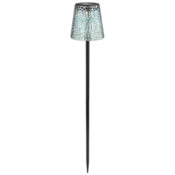 Solar-grondspies lamp 36562S, IP44, zilver