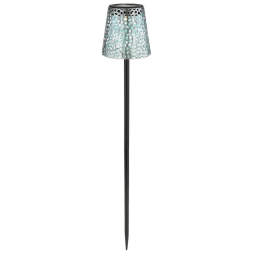 Solar-grondspies lamp 36562S, IP44, zilver