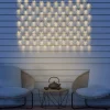 Solar-LED lichtgordijn IP44 110x90cm 100-lamps