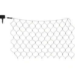 Solar-LED lichtgordijn IP44 110x90cm 100-lamps